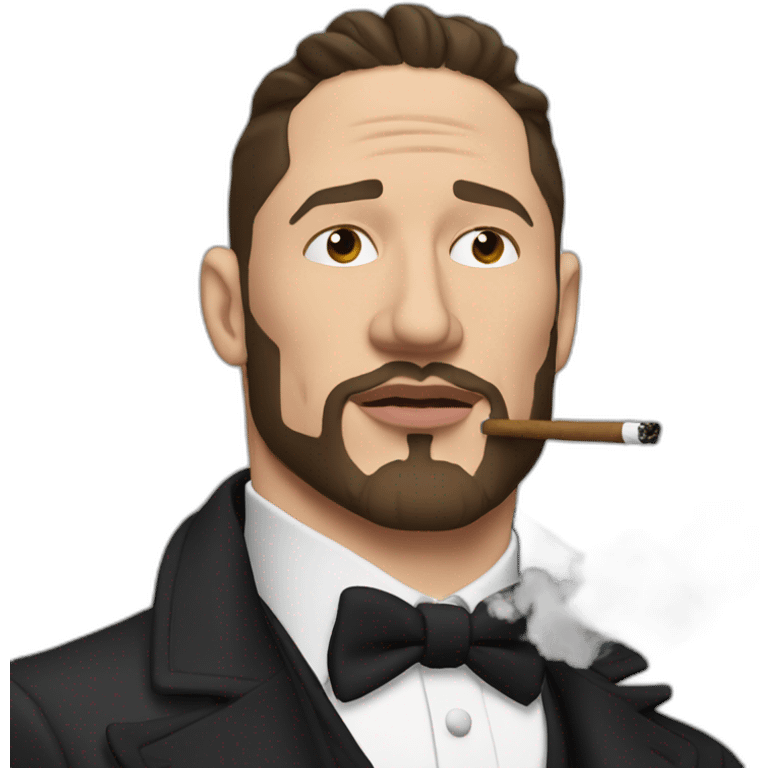 Tom hardy smoking emoji