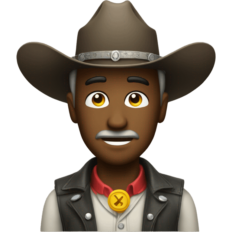 A dollar wearing cowboy hat emoji