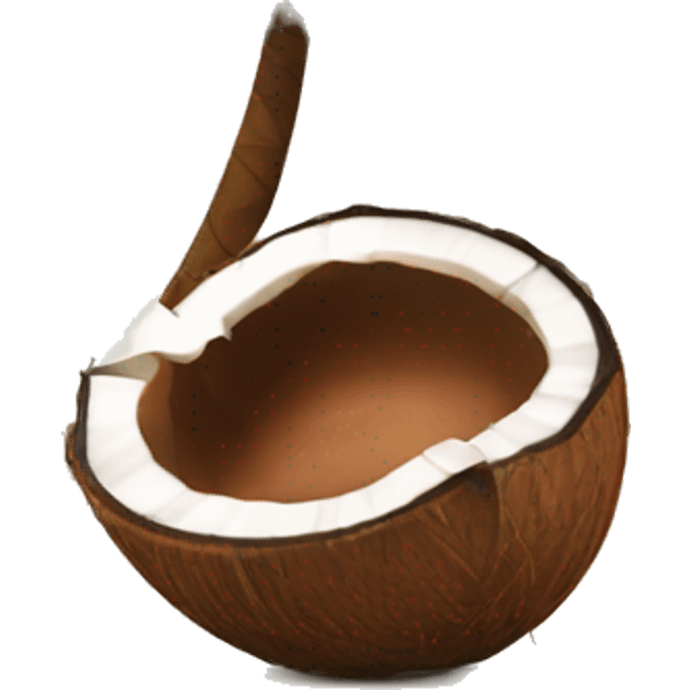 Coconut Malibu rum emoji