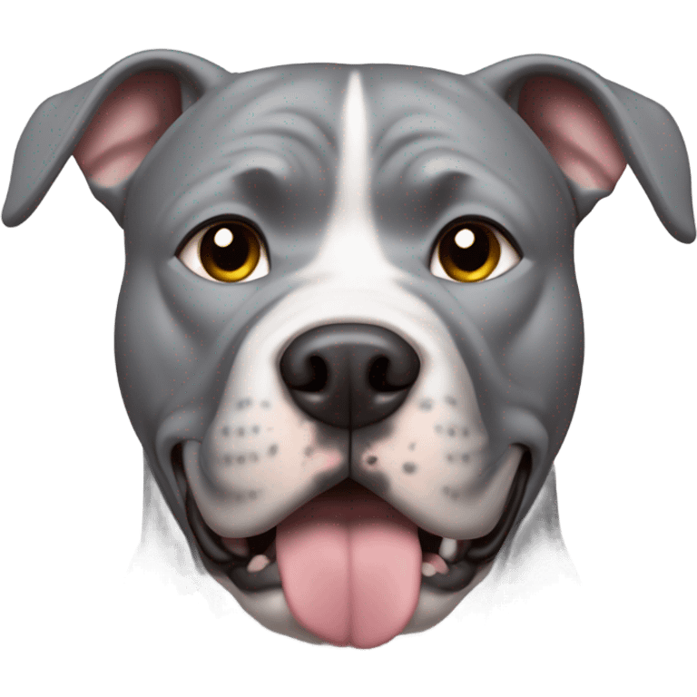 Silver pitbull emoji