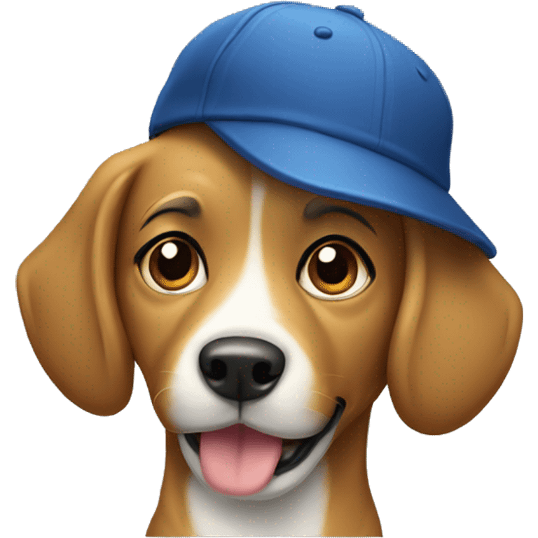 dog with cap emoji