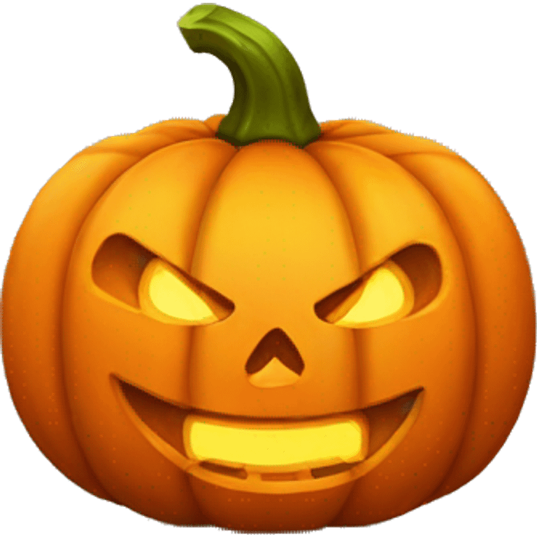 a pumpkin of halloween greeting emoji