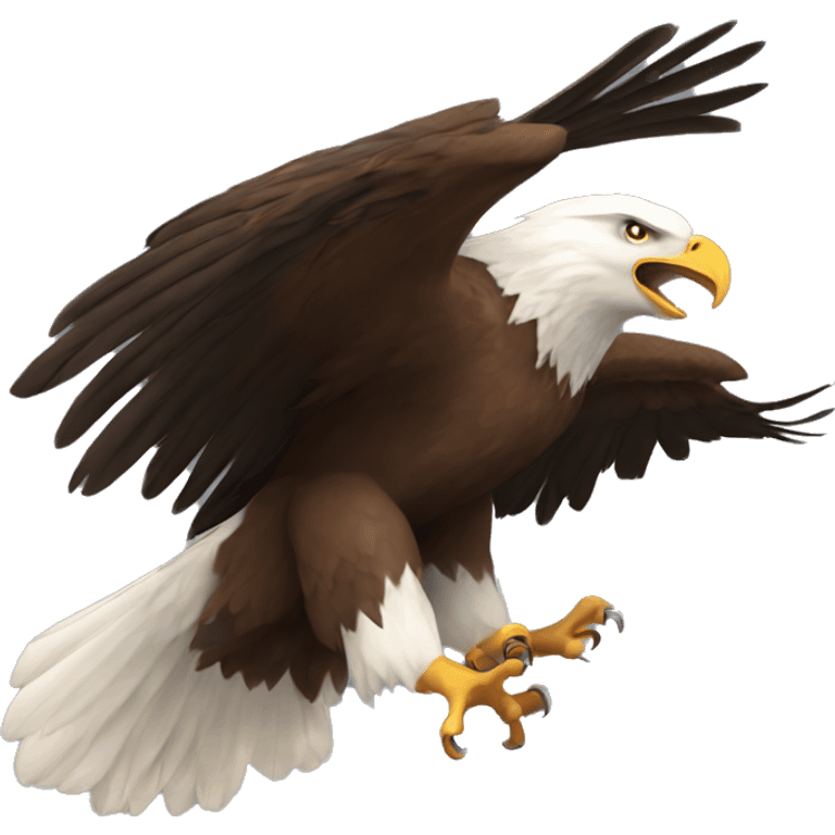 Eagle fast & energetic. emoji