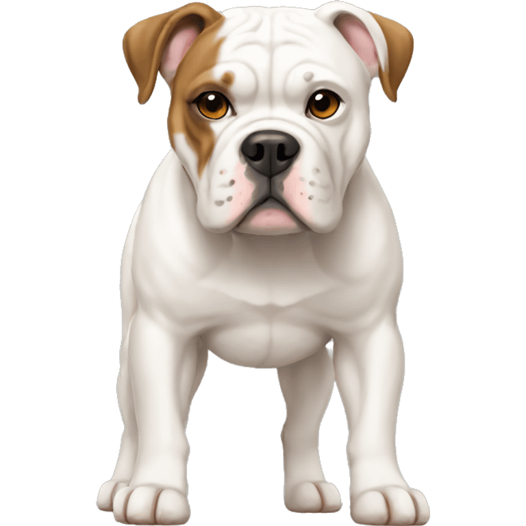 American Bulldog Dog Breed Full Body emoji