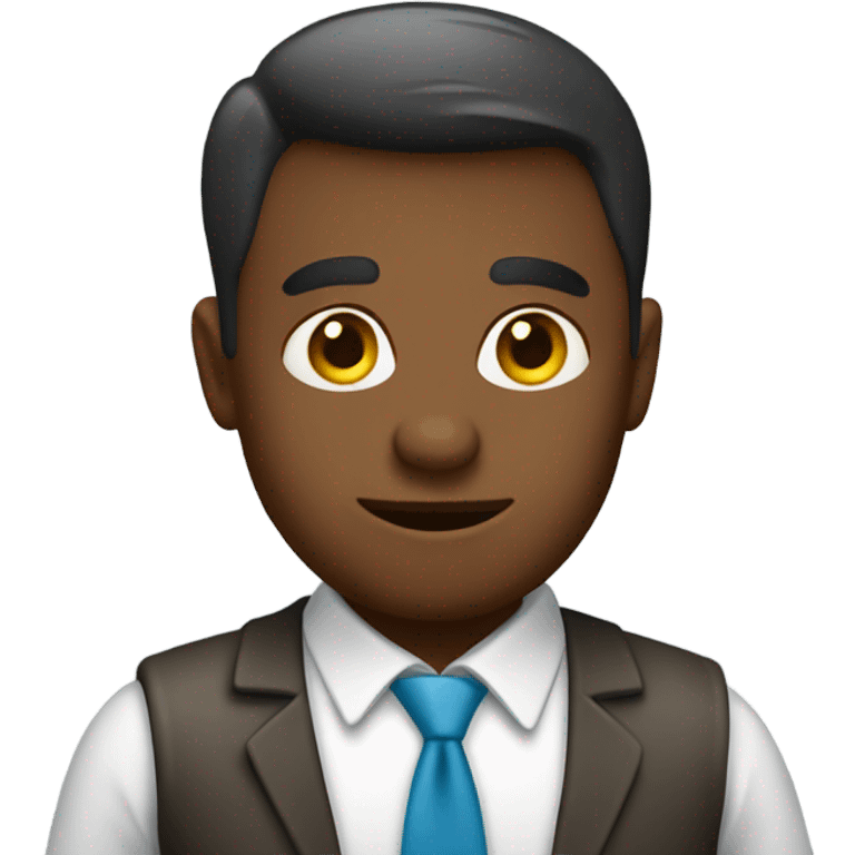 Retail manager, leaving work emoji