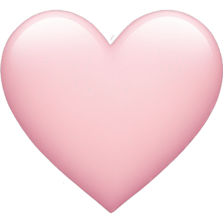 Light pink heart emoji