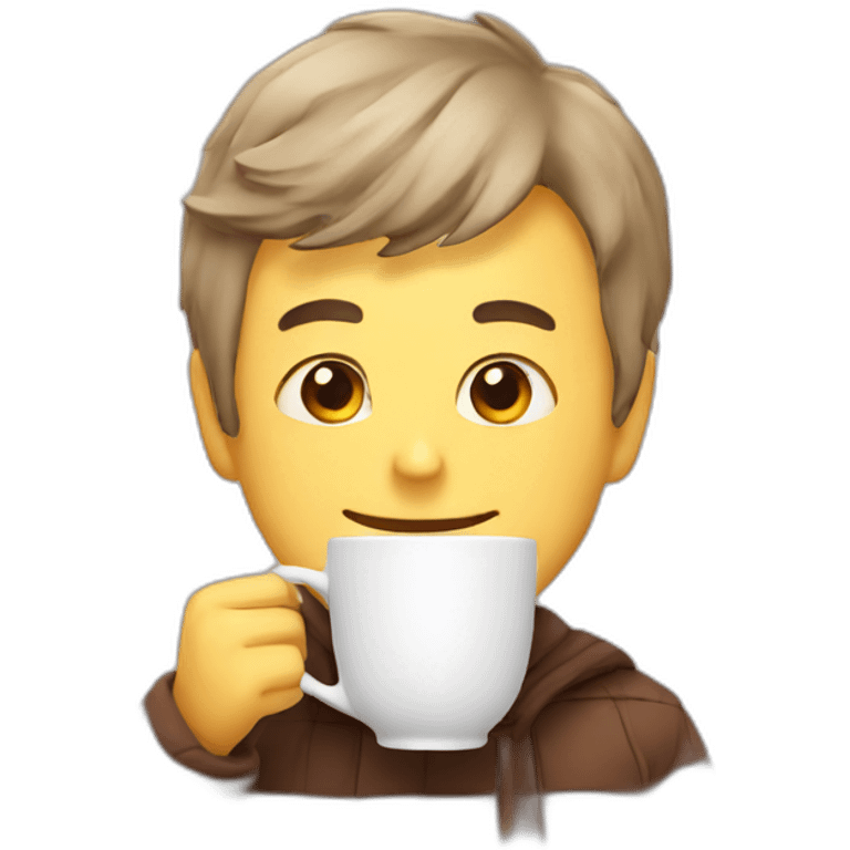 Drinking tea emoji