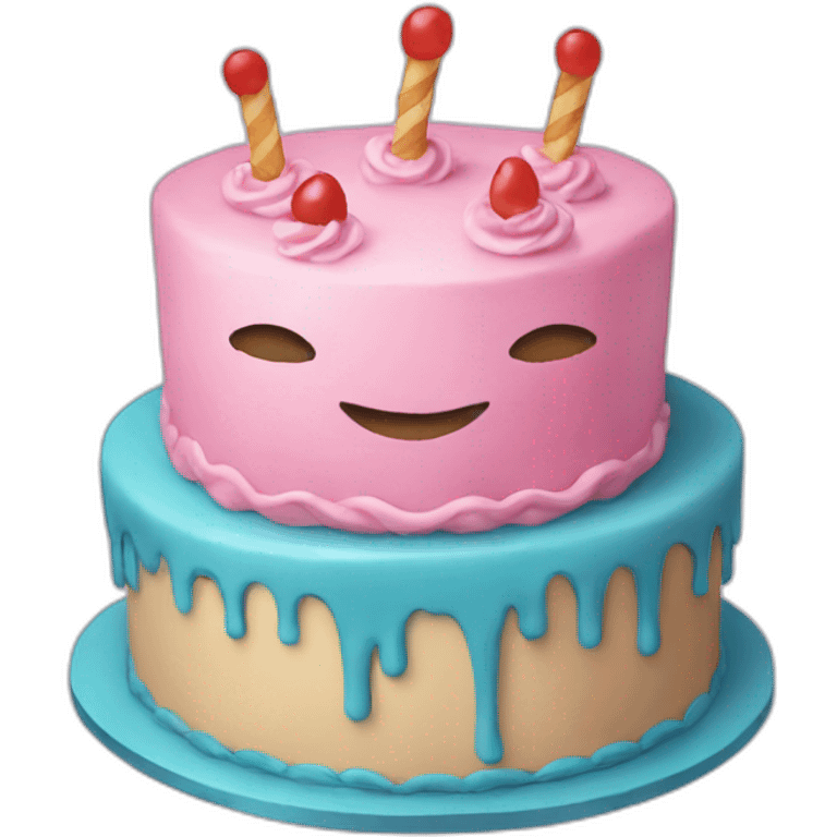 dancing cake emoji