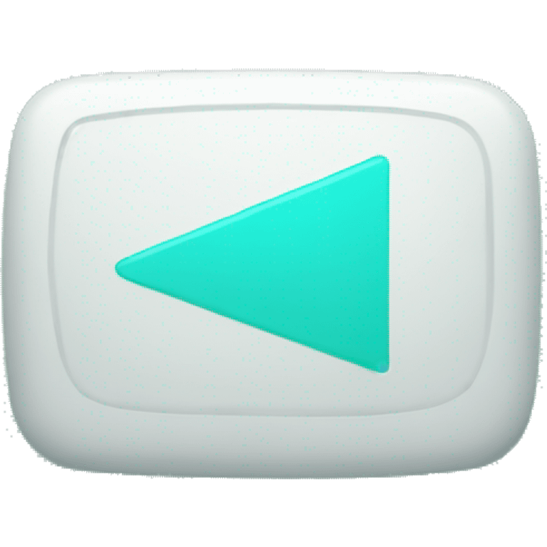 play button with aqua color emoji