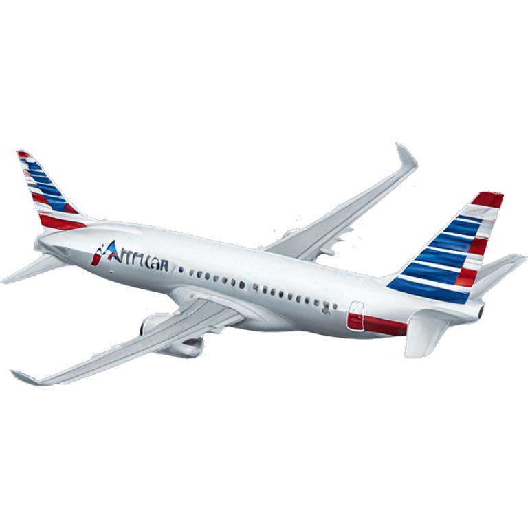 American Airlines plane emoji