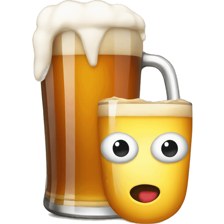 beer with juice emoji