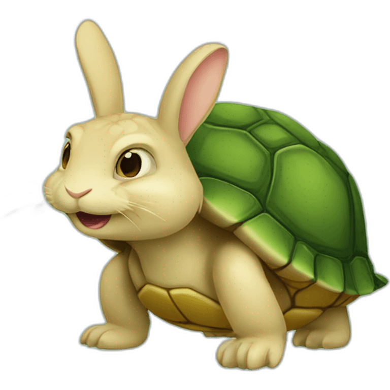 Lapin tortues emoji