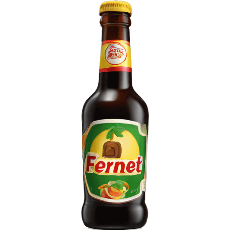 Fernet con coca en botella de plástico cortada emoji