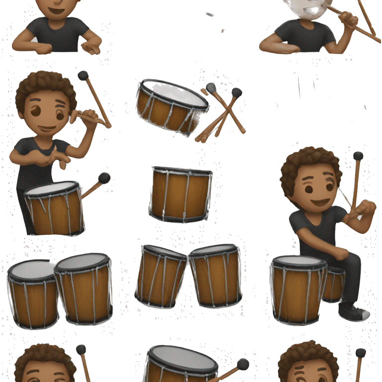 Man with drums emoji