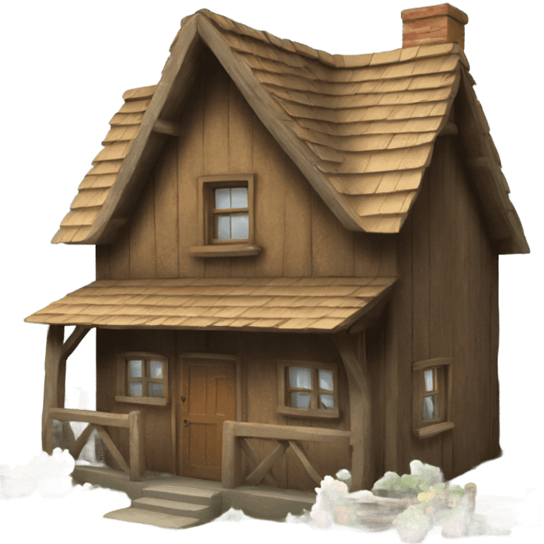 Rustic cottage emoji