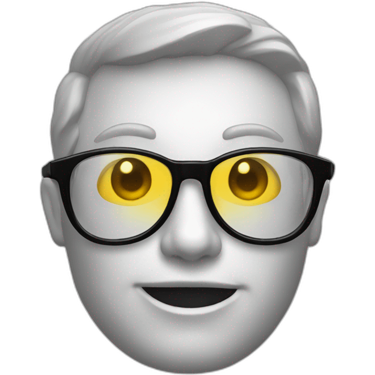 Caca avec des lunette emoji