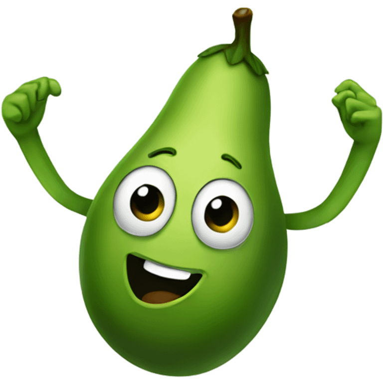 dancing avocado emoji