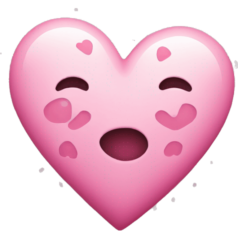 pink spotted heart emoji