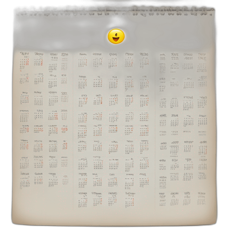 calendário final de ano pagamento emoji