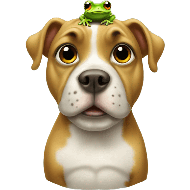 frog with dog emoji