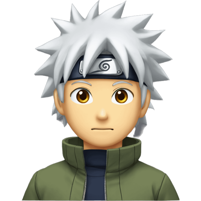 Naruto avec les cheveux de songokou emoji