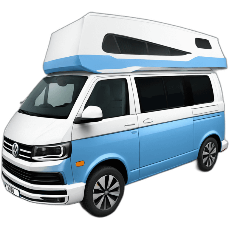 VW T6.1 California caravan blue white emoji