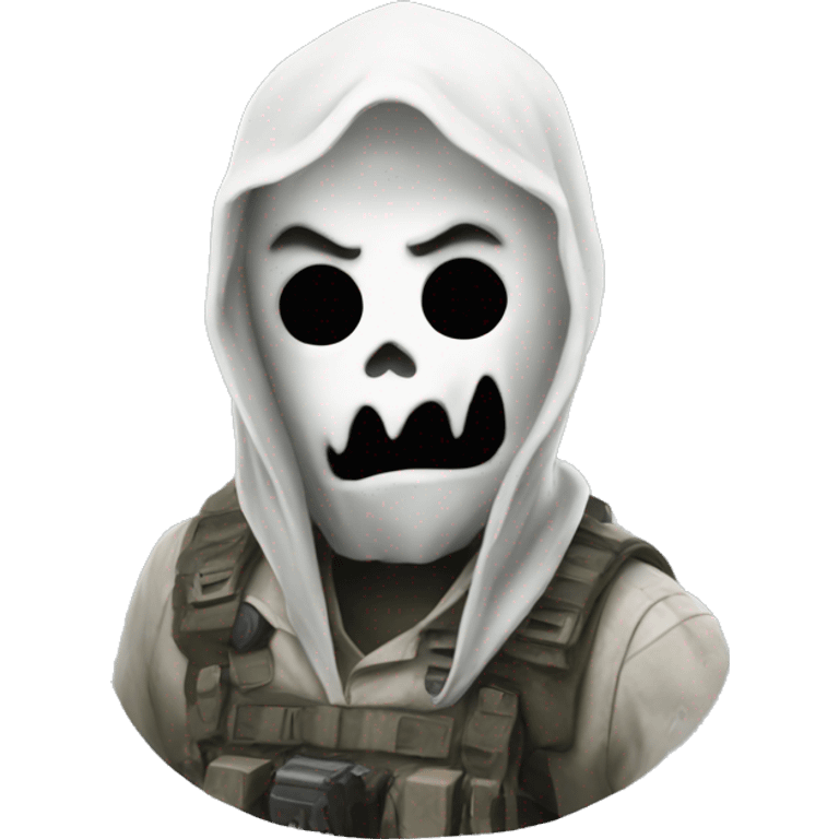 Ghost from call of duty emoji