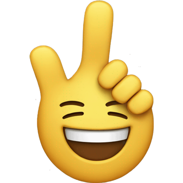 Smiley face with thumbs up emoji