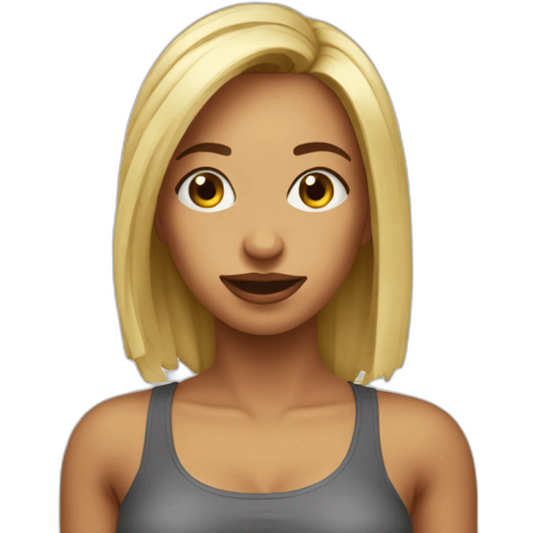 Une femme qui twerk emoji