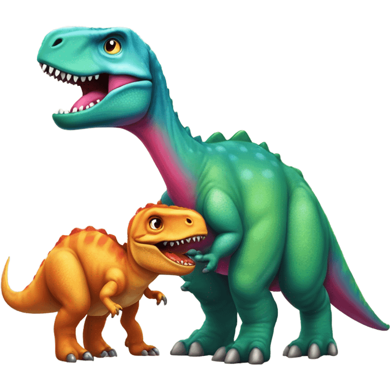 gay dinosaurs emoji