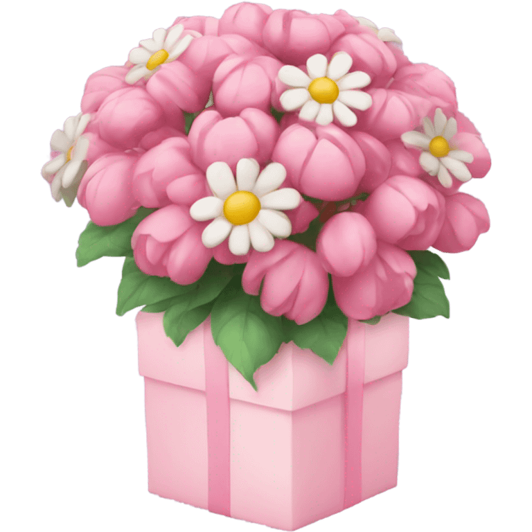 Flower gift emoji