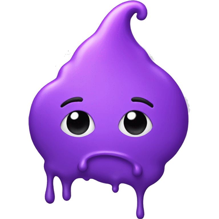 purple melting emoji emoji