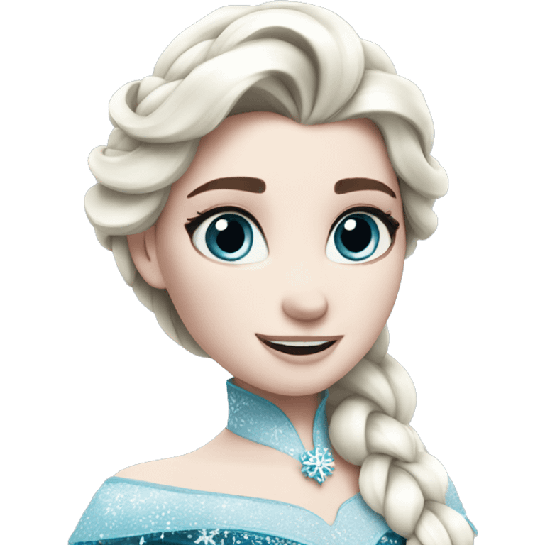 Elsa from frozen emoji