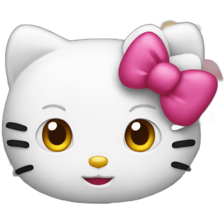 Hello kitty hot emoji