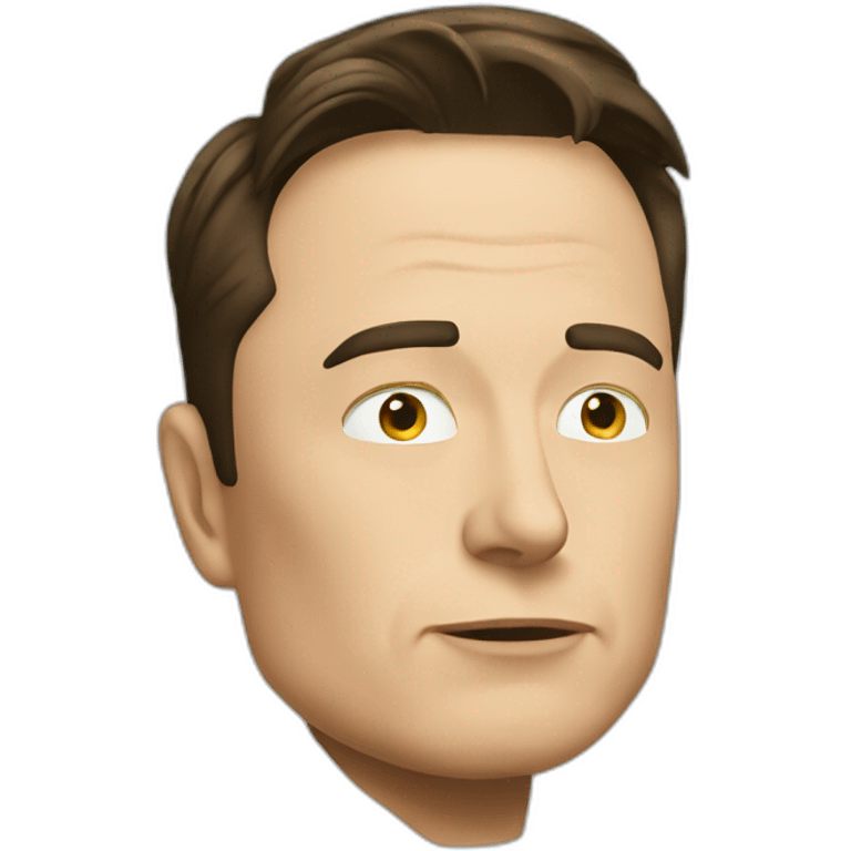 elon musk thinking emoji