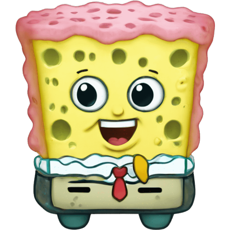 cute baby sponge bob emoji