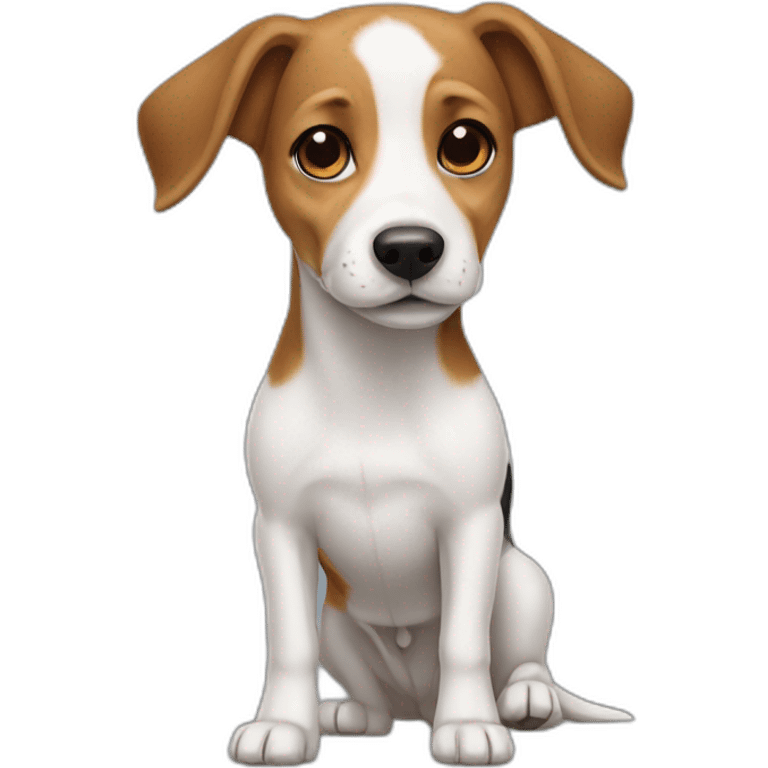 beagle jack russell mix dog emoji