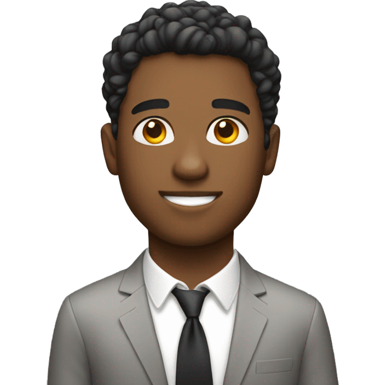 Young professional man emoji