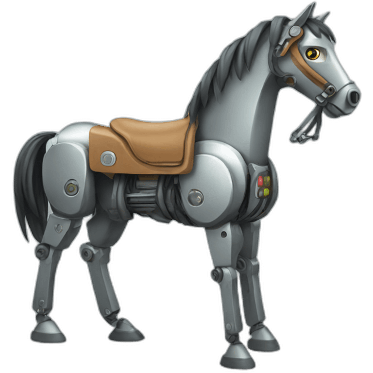 robot horse emoji