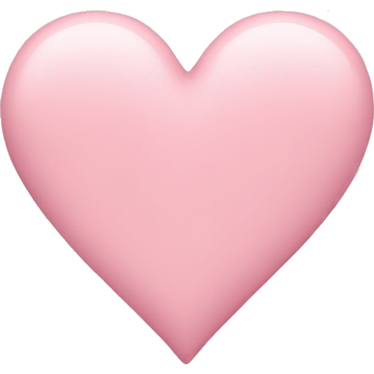 a pastel pink heart emoji