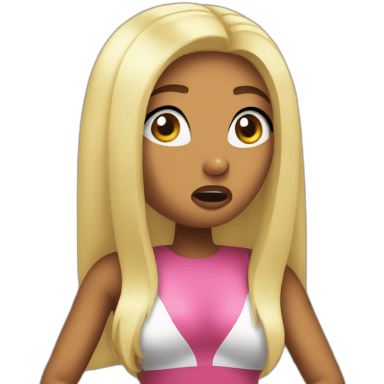 Nicki minaj arguing  emoji