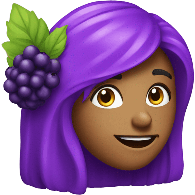 Purple word "Wildberries" emoji