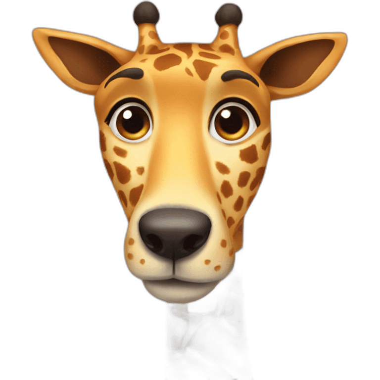 Doggiraffe perfection   emoji