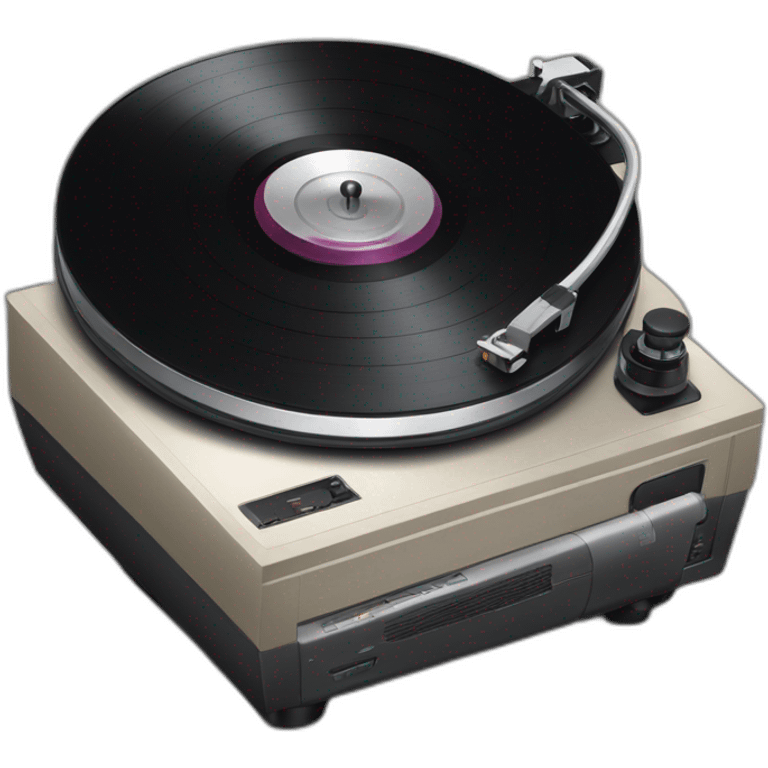 Technics record player emoji