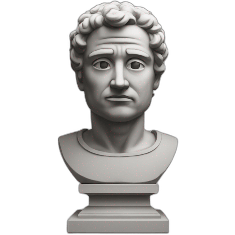 Emoji stoic statue emoji