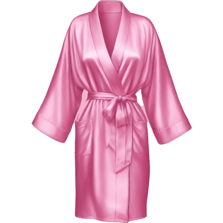 Victorias secret robe pink silk emoji