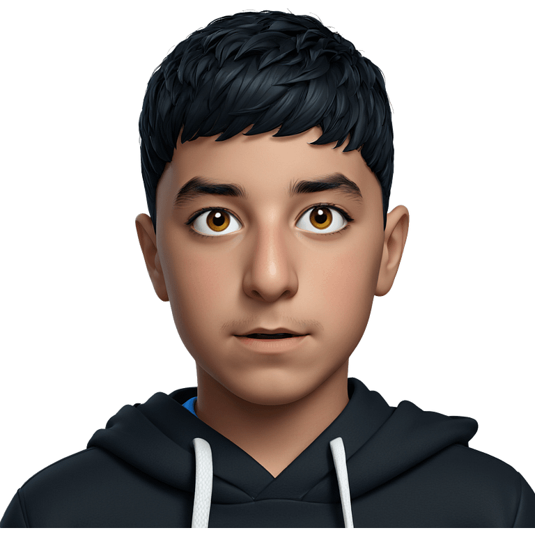 portrait of black haired boy emoji