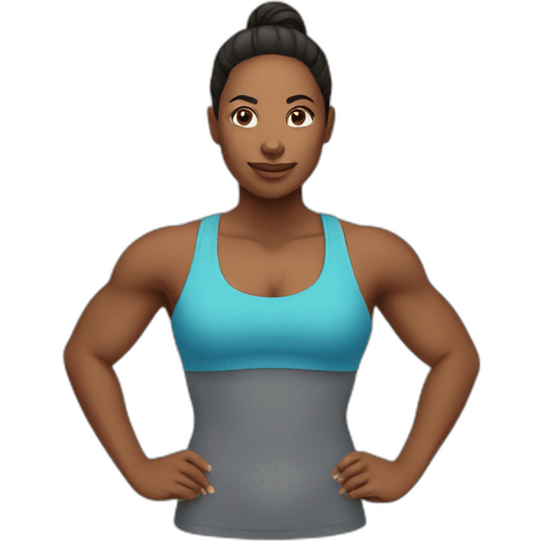 woman gym emoji