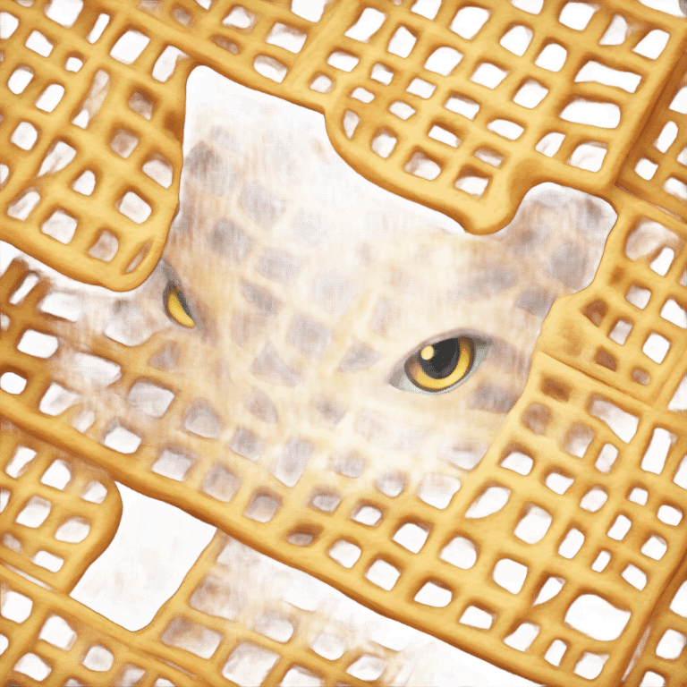 Waffle cat emoji