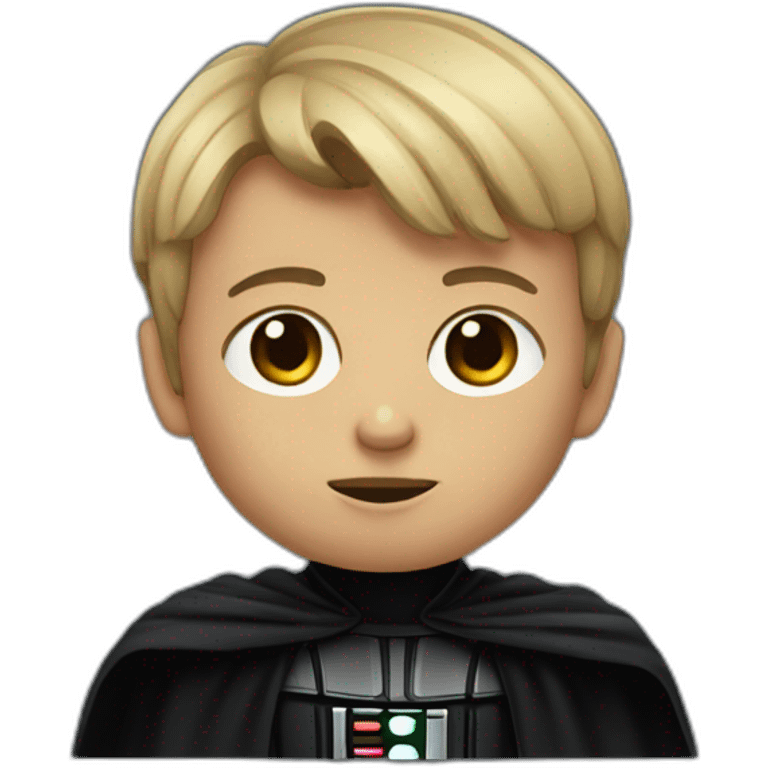 dark vador little cut kid emoji